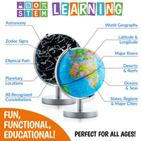 3 in 1 Constellation and Geography Learning Globe