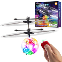 Force1 Orbiter Light Up Flying Ball Summer Drone - Mini UFO toy for kids of ages 8 years and UP