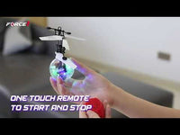 Force1 Orbiter Light Up Flying Ball Summer Drone - Mini UFO toy for kids of ages 8 years and UP