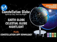 3 in 1 Constellation and Geography Learning Globe