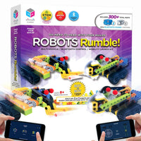 Circuit Cubes Robots Rumble Kit - 2 Player Remote control STEM kit (8 years and UP)