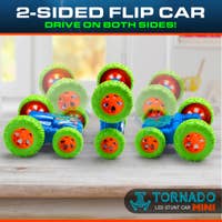 Force1 Mini Tornado LED Remote Controlled Stunt Car (6 years and UP) - Double Sided