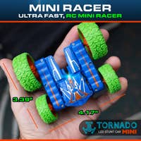 Force1 Mini Tornado LED Remote Controlled Stunt Car (6 years and UP) - Double Sided